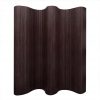 Delilnik prostora iz bambusa temno rjave barve 250x195 cm