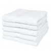 Hotelske brisače za savno 25 kosov bombaž 400 gsm 80x200cm bele