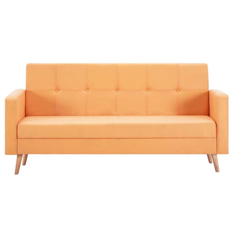 Kavč iz blaga oranžen