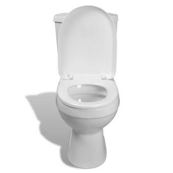 Keramična WC školjka s kotličkom bele barve