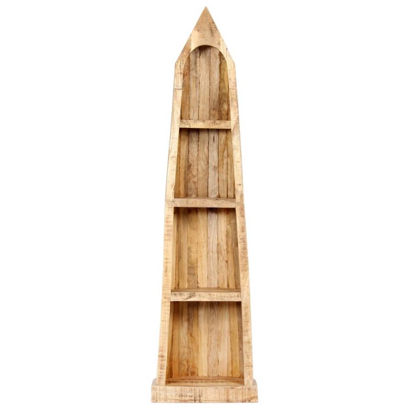 Knjižna polica 50x40x180 cm trden mangov les