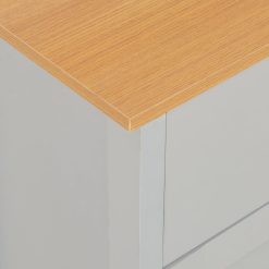 Komoda siva 112x35x81 cm