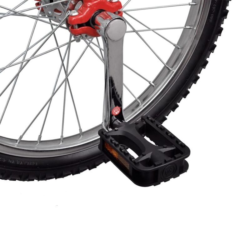 Rdeč prilagodljiv monocikel 16 Inch