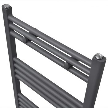 Siv Kopalniški Cevni Radiator za Brisače Ravne Cevi 500 x 1160 mm