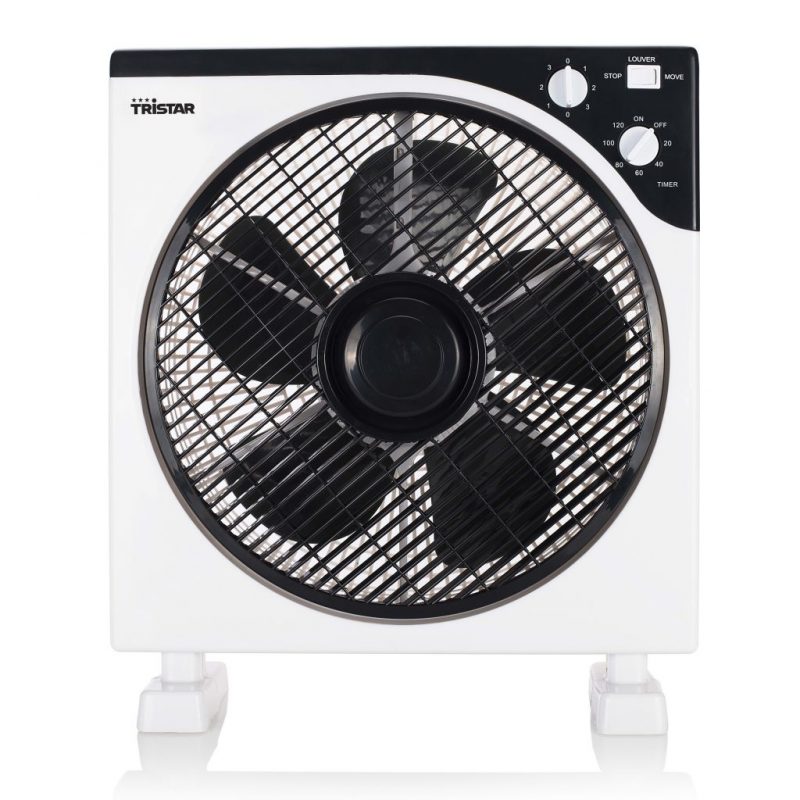 Tristar Ventilator v ohišju VE-5996 50 W črn in bel