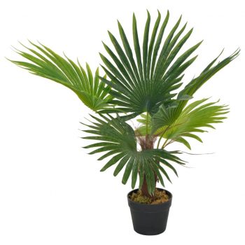 Umetna palma z loncem zelene barve 70 cm