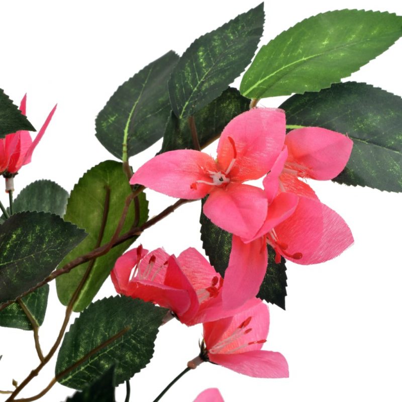Umetna rastlina rododendron z loncem roza 165 cm