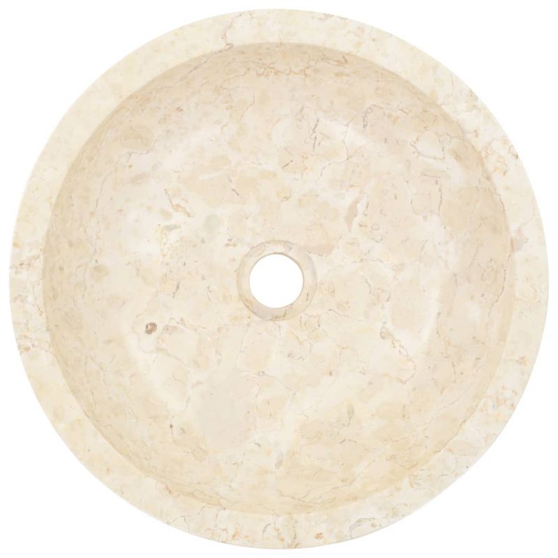 Umivalnik 40x12 cm marmor krem