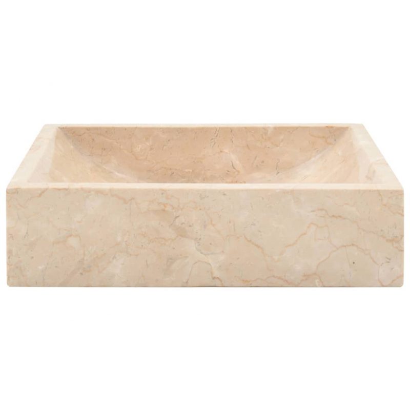 Umivalnik 45x30x12 cm marmor krem