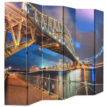 Zložljiv paravan 228x170 cm Sydneyski pristaniški most