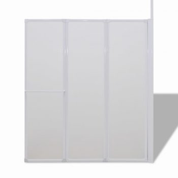 Zložljiva stena za tuš L oblike  70 x 120 x 140 cm s 4 ploščami