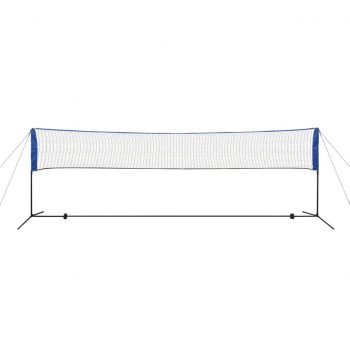 Komplet mreže za badminton s perjanicami 500x155 cm