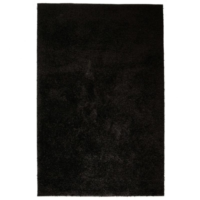 Košata preproga 160x230 cm črne barve