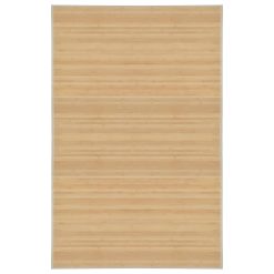Preproga iz bambusa 100x160 cm naravne barve