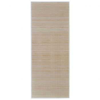 Preproga iz bambusa 160x230 cm naravne barve