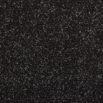Preproge za stopnice 15 kosov 65x25 cm črne