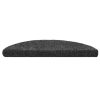 Samolepilne preproge za stopnice 15 kosov 54x16x4 cm temno sive