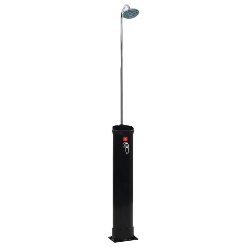 Solarni tuš črn 214 cm 18 L