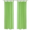 Svetlo Zelena Prosojna Zavesa 140 x 175 cm 2 kosa