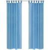Turkizna Prosojna Zavesa 140 x 245 cm 2 kosa