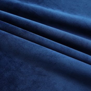 Zatemnitvena zavesa z obešali žametna temno modra 290x245 cm