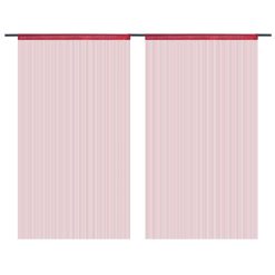 Zavese iz nitk 2 kosa 100x250 cm bordo barve
