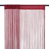 Zavese iz nitk 2 kosa 100x250 cm bordo barve