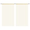 Zavese iz nitk 2 kosa 140x250 cm bež barve