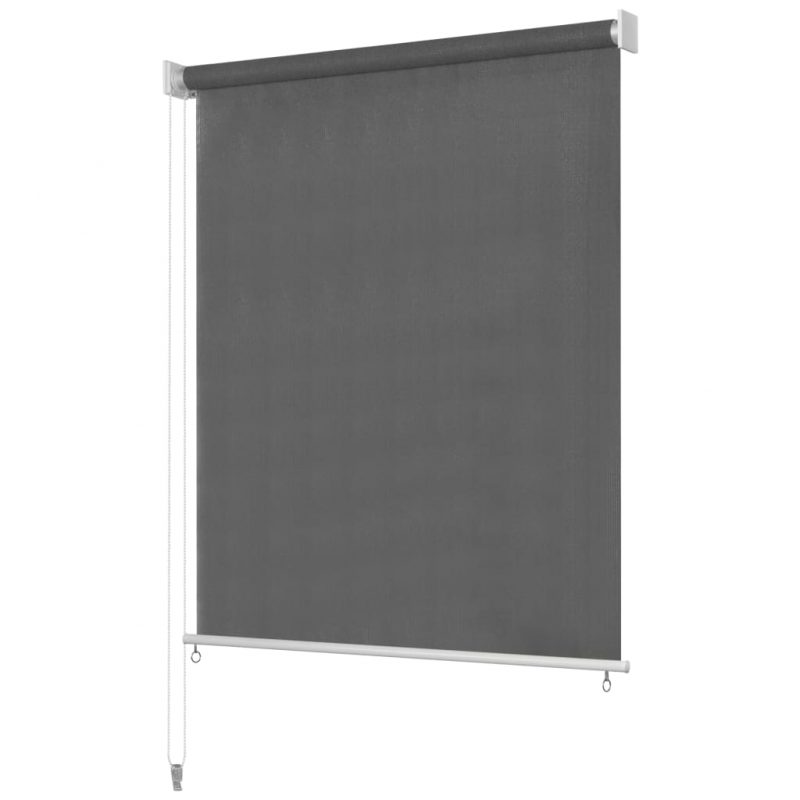 Zunanje rolo senčilo 350x140 cm antracitne barve