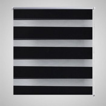 Črtasti Zebra Rolo / Senčilo velikost 100 x 175 cm Črna barva