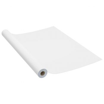Samolepilna folija za pohištvo bela 500x90 cm PVC