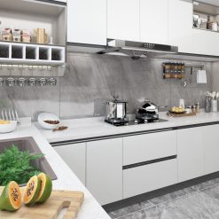 Samolepilna folija za pohištvo bela 500x90 cm PVC