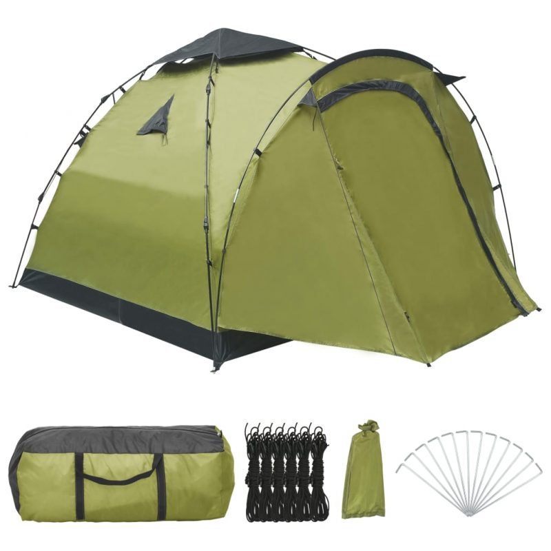 Pop up šotor za kampiranje za 3 osebe zelen