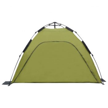 Pop up šotor za plažo 220x220x160 cm zelen