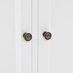 Kredenca s 4 vrati MDF in borovina 80x40x180 cm