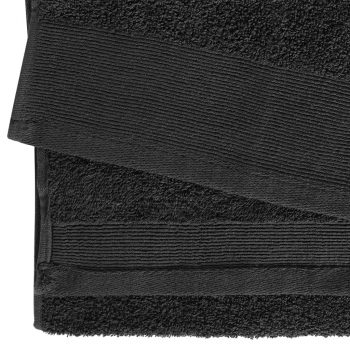 Kopalne brisače 2 kosa bombaž 450 gsm 100x150 cm črne
