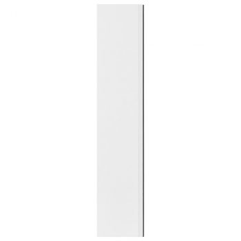Kopalniška omarica z ogledalom bela 60x15x75 cm MDF