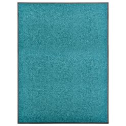 Pralni predpražnik cyan moder 90x120 cm