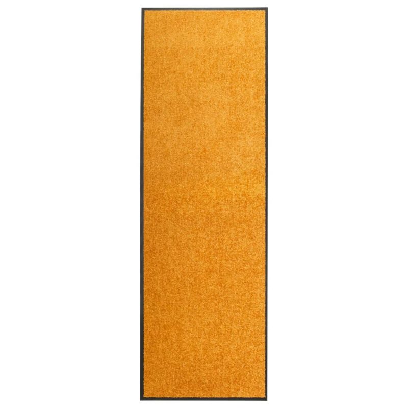 Pralni predpražnik oranžen 60x180 cm
