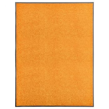 Pralni predpražnik oranžen 90x120 cm