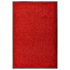 Pralni predpražnik rdeč 60x90 cm