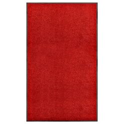Pralni predpražnik rdeč 90x150 cm