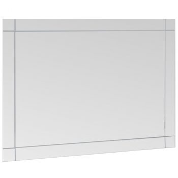 Stensko ogledalo 60x50 cm steklo