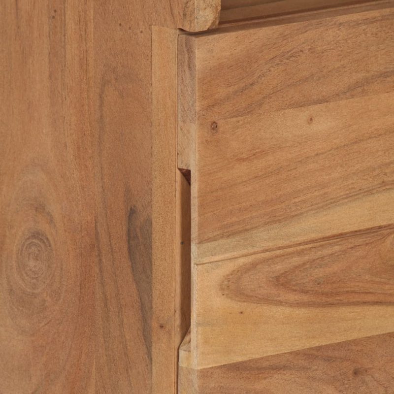 Visoka omarica 45x35x123 cm trden akacijev les