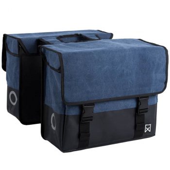 Willex Kolesarska torba 40 L modra in mat črna