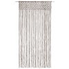 Zavesa makrame taupe 140x240 cm bombaž