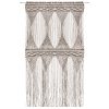 Zavesa makrame taupe 140x240 cm bombaž