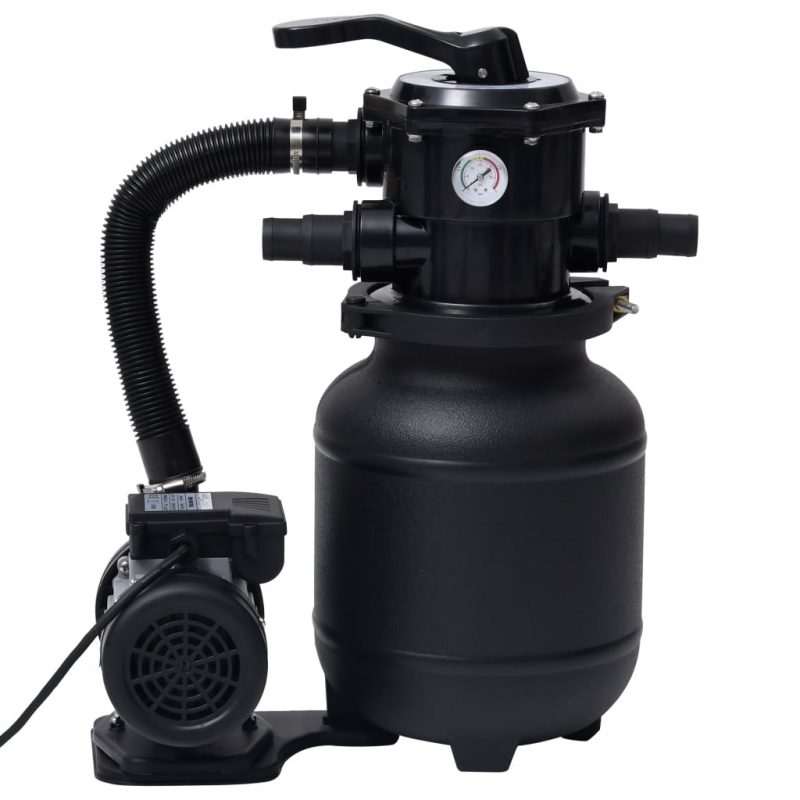 Črpalka za bazen s peščenim filtrom 7-pozicijski ventil 18 L