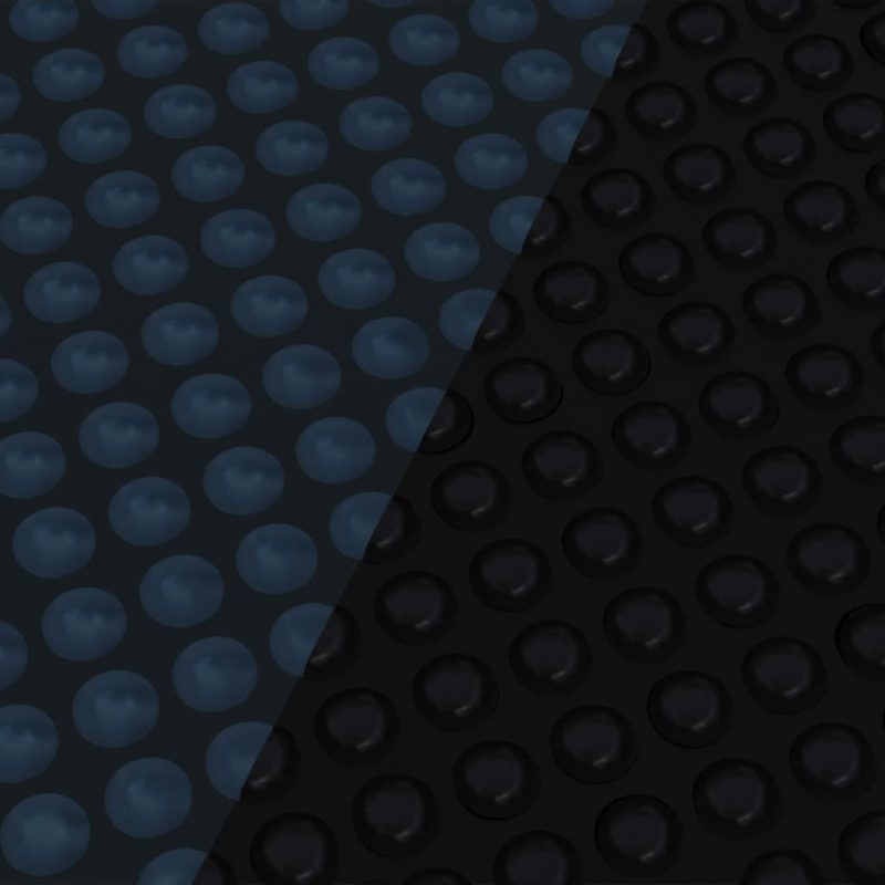 Plavajoča PE solarna folija za bazen 488 cm črna in modra