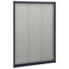 Plise komarnik za okna aluminij antraciten 80x120 cm